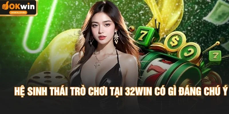 Hệ sinh thái trò chơi tại 32WIN có gì đáng chú ý